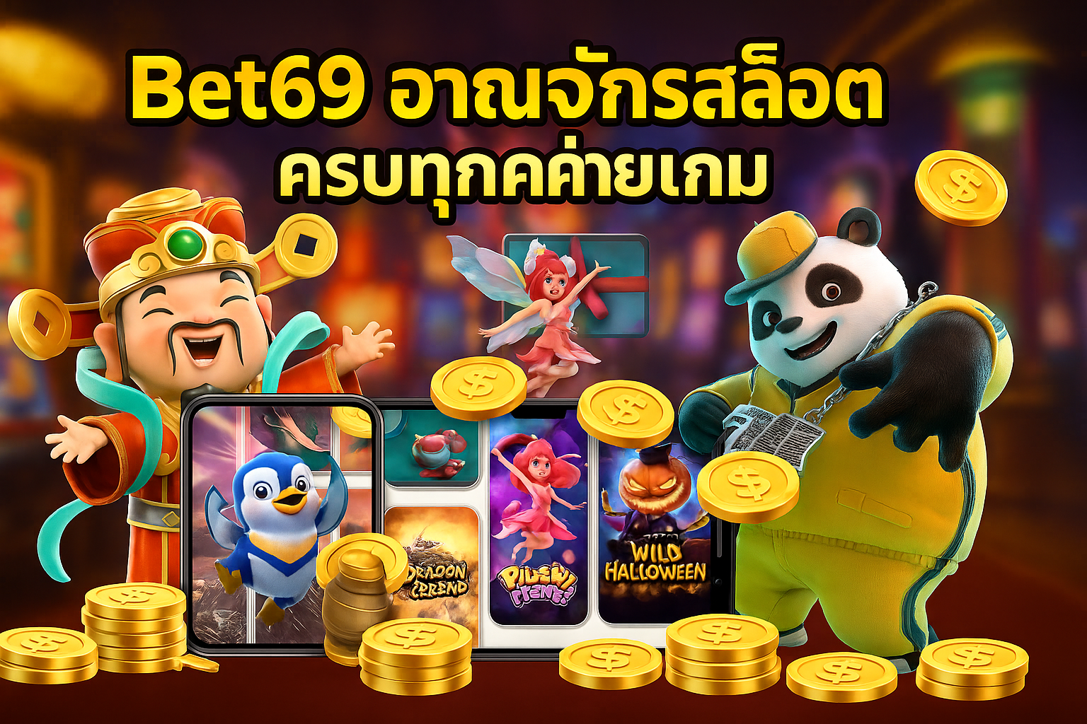 Bet69 อาณาจักรสล็อตออนไลน์ ครบครันทุกค่ายเกมชั้นนำ